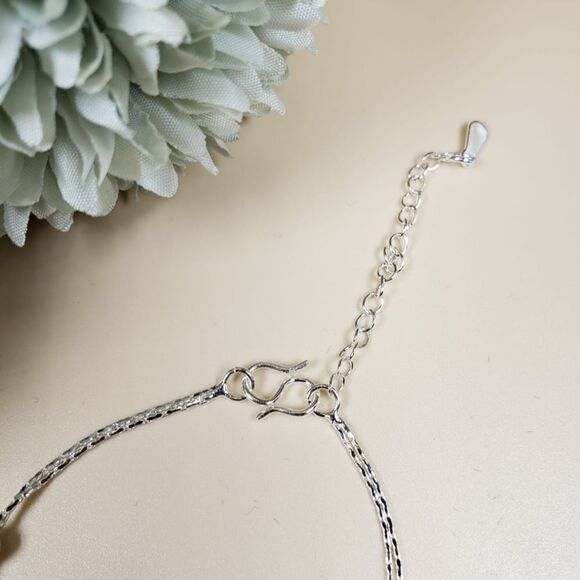 Brand New Sanrio Kuromi Silver Bracelet With Heart - Picture 7 of 8